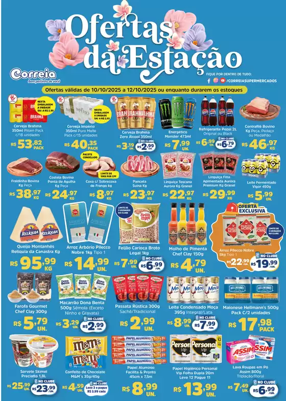 Catálogo Supermercados Correia em Catanduva | Ofertas Supermercados Correia | 2025-10-10T00:00:00.000Z - 2025-10-12T00:00:00.000Z