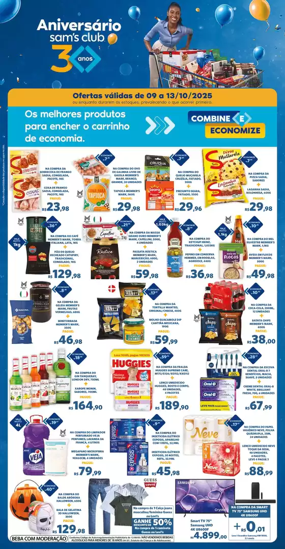 Catálogo Sam's Club em Catanduva | OFERTAS FIM DE SEMANA ANIVERSARIO | 2025-10-09T00:00:00.000Z - 2025-10-13T00:00:00.000Z