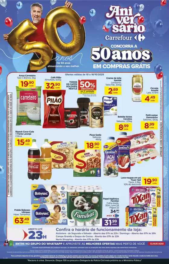 Ofertas especiais atraentes para todos