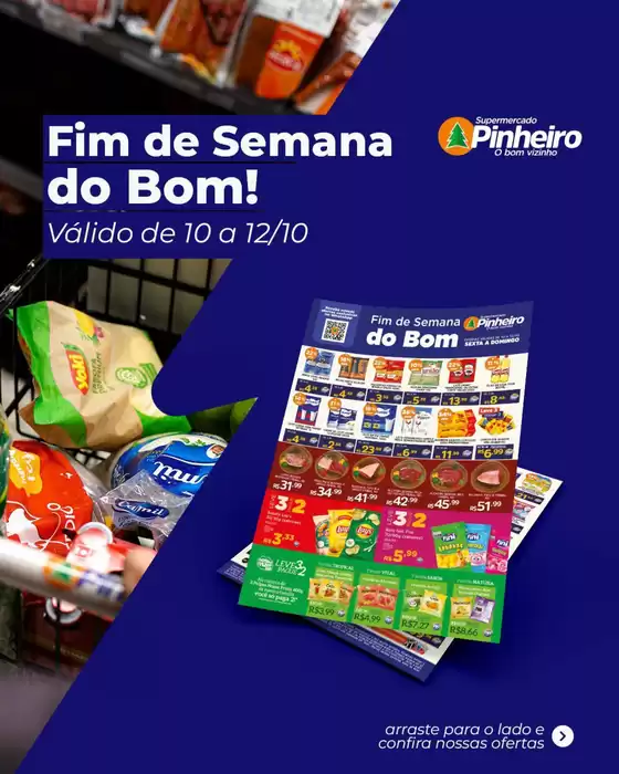 Catálogo Pinheiro Supermercado em Cravinhos | Ofertas especiais atraentes para todos | 2025-10-10T00:00:00.000Z - 2025-10-12T00:00:00.000Z