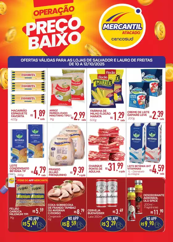 Catálogo Mercantil Atacado em Almirante Tamandaré | Operação Preço Baixo  | 2025-10-10T00:00:00.000Z - 2025-10-12T00:00:00.000Z
