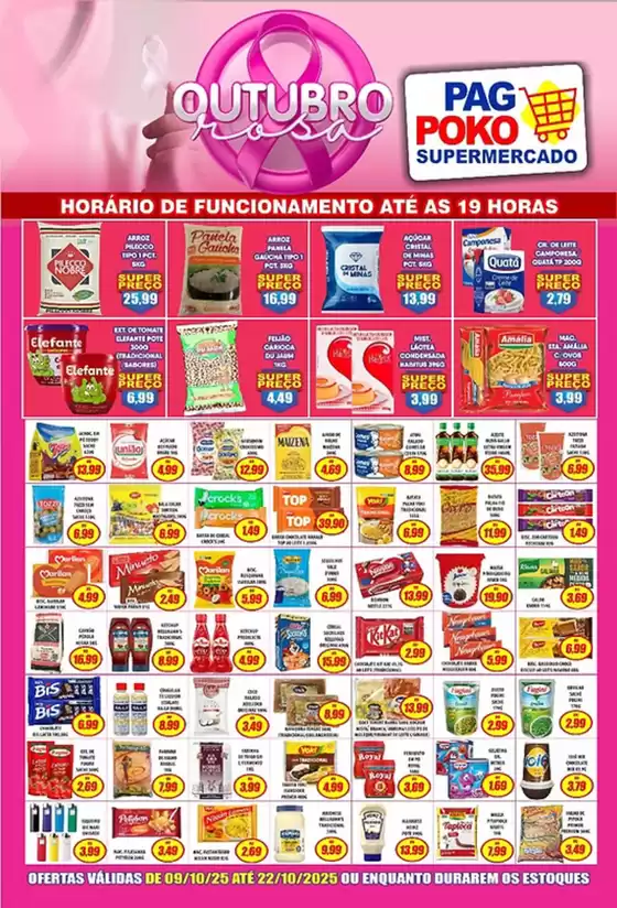 Catálogo Supermercado Pag Poko em Cidreira | Outubre Rosa | 2025-10-13T00:00:00.000Z - 2025-10-22T00:00:00.000Z