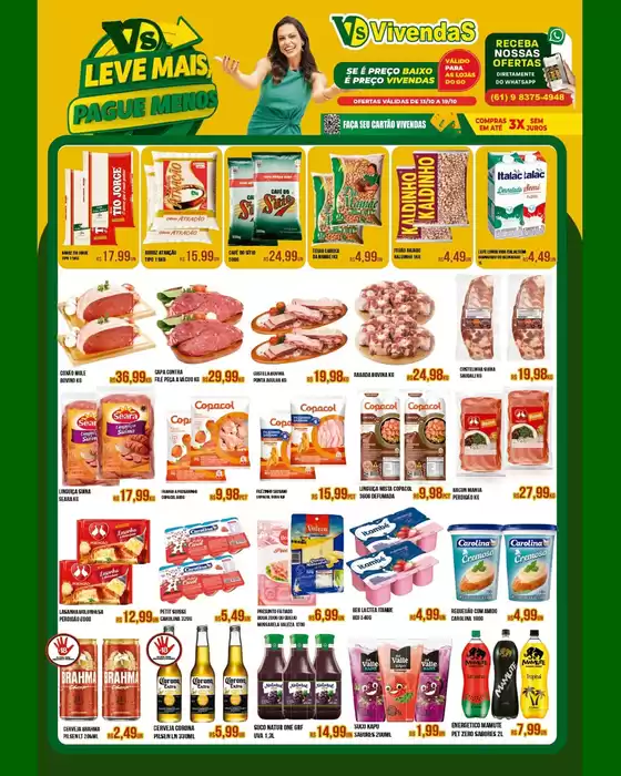 Catálogo Vivendas Supermercado em Cidreira | Leve Mais Pague Menos | 2025-10-13T00:00:00.000Z - 2025-10-19T00:00:00.000Z