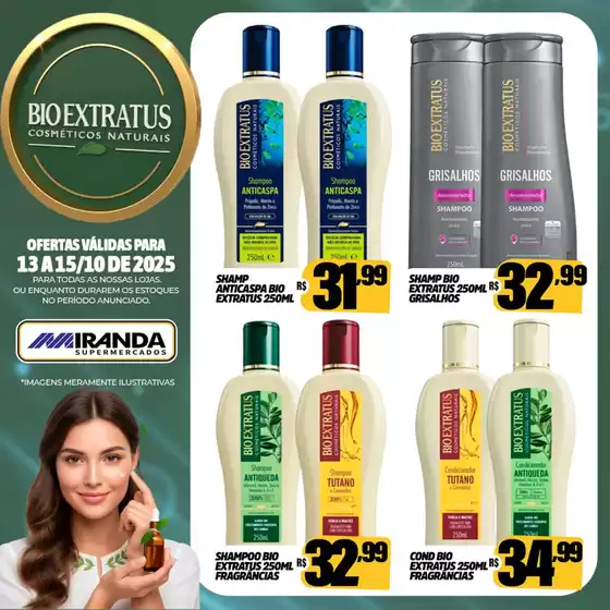 Catálogo Miranda Supermercados em Cidreira | BioExtratus | 2025-10-13T00:00:00.000Z - 2025-10-15T00:00:00.000Z