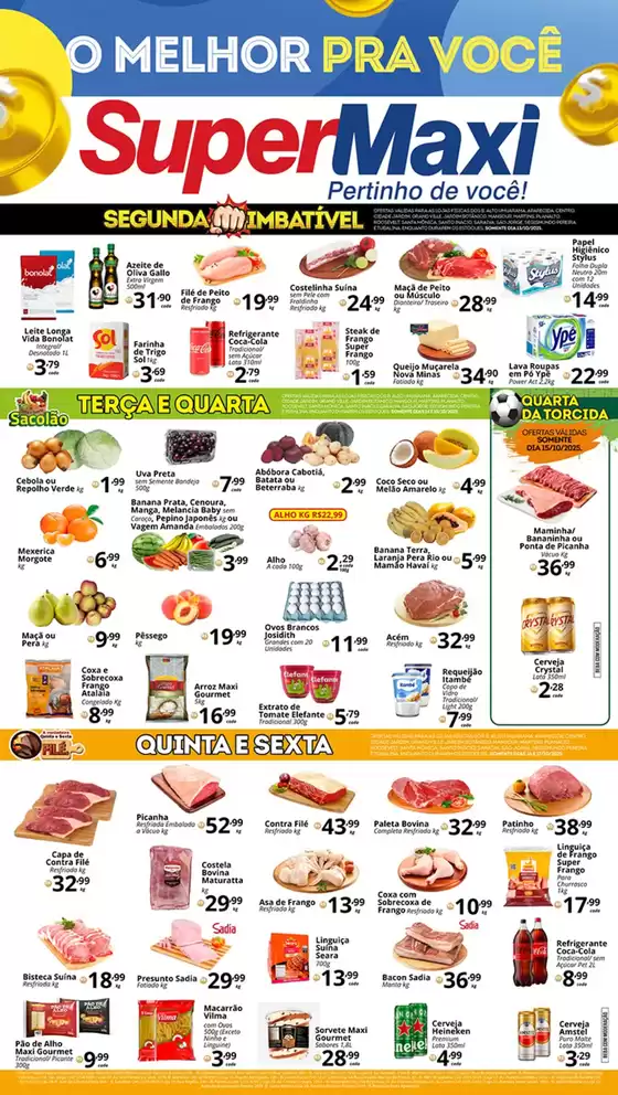 Catálogo SuperMaxi em Uruana | O Melhor Para Você | 2025-10-13T00:00:00.000Z - 2025-10-17T00:00:00.000Z