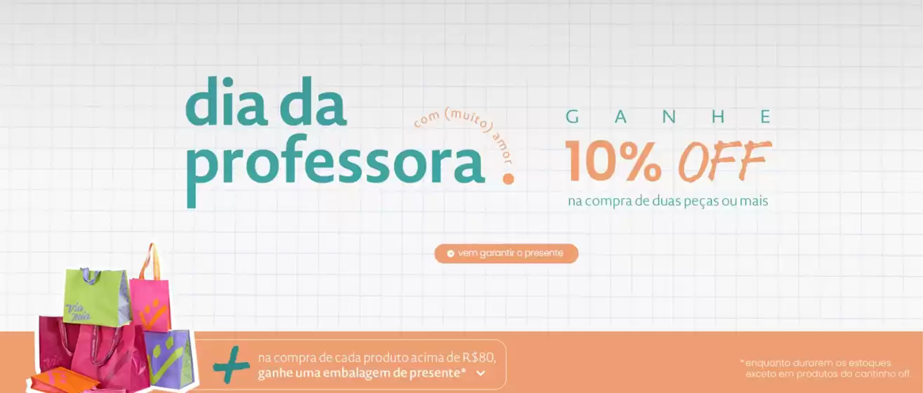 Catálogo Via Mia | Ganhe 10% Off  | 2025-10-13T00:00:00.000Z - 2025-11-13T00:00:00.000Z