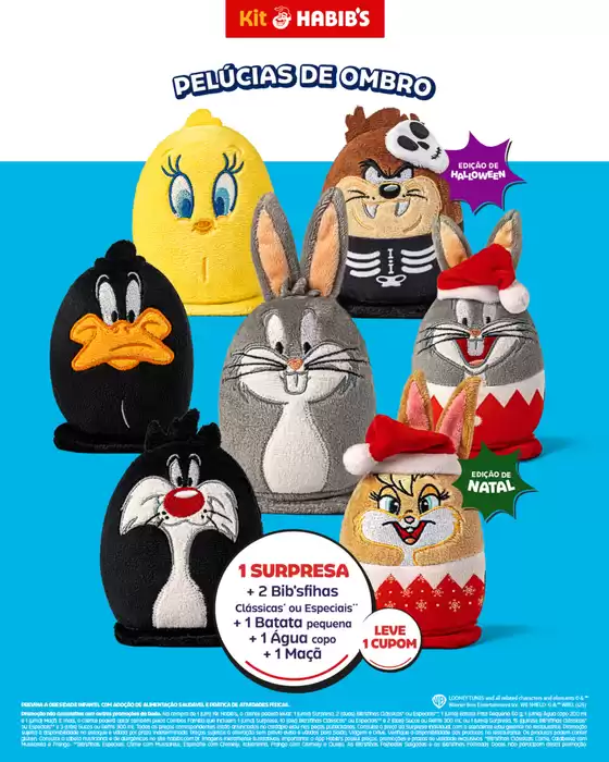 Catálogo Habib's em Porto Alegre | Pelúcias De Ombro | 2025-10-13T00:00:00.000Z - 2025-10-31T00:00:00.000Z