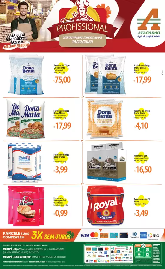 Catálogo Atacadão em Uruana | Atacadão - Linha Profissional | 2025-10-13T00:00:00.000Z - 2025-10-13T00:00:00.000Z