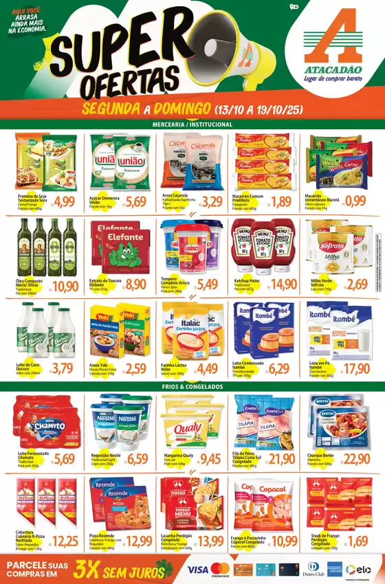Promoções especiais em andamento