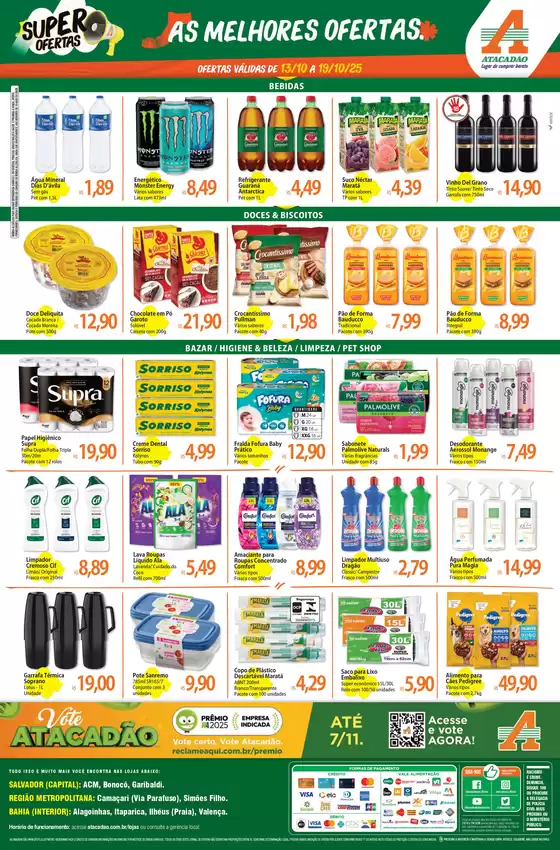 Promoções especiais em andamento