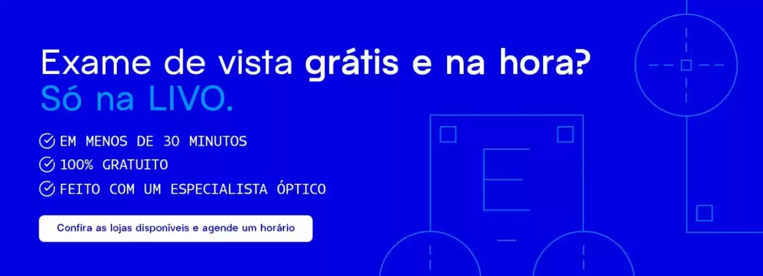 Exame de vista gratis e na hora ?