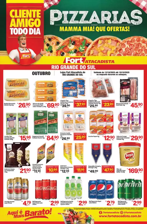 Catálogo Fort Atacadista | RS Fort Food Pizzarias 13 a 19 OUT 25 | 2025-10-13T00:00:00.000Z - 2025-10-19T00:00:00.000Z