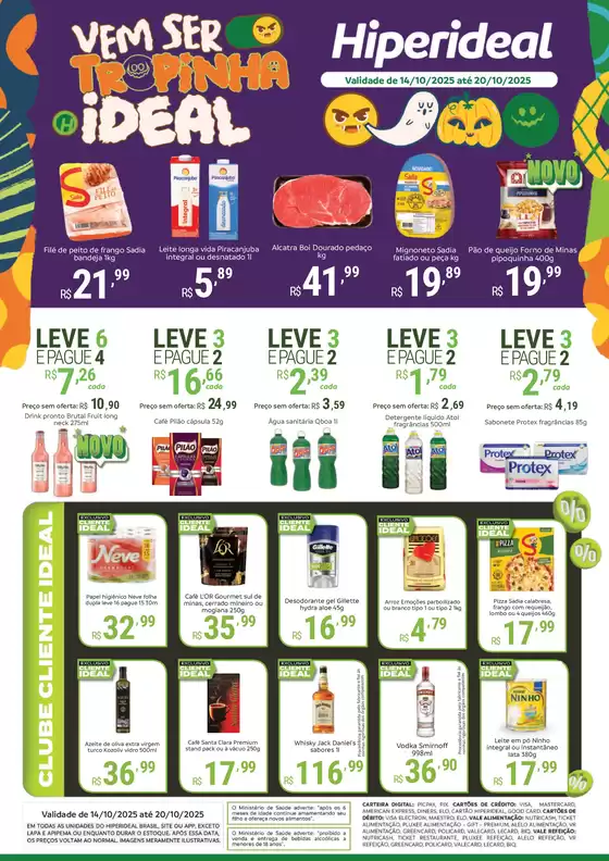 Catálogo Hiperideal Supermercados em Lauro de Freitas | Ofertas Hiperideal Supermercados | 2025-10-13T00:00:00.000Z - 2025-10-20T00:00:00.000Z