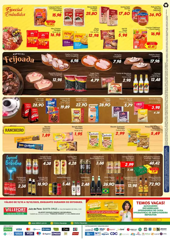 Ofertas e promoções atuais