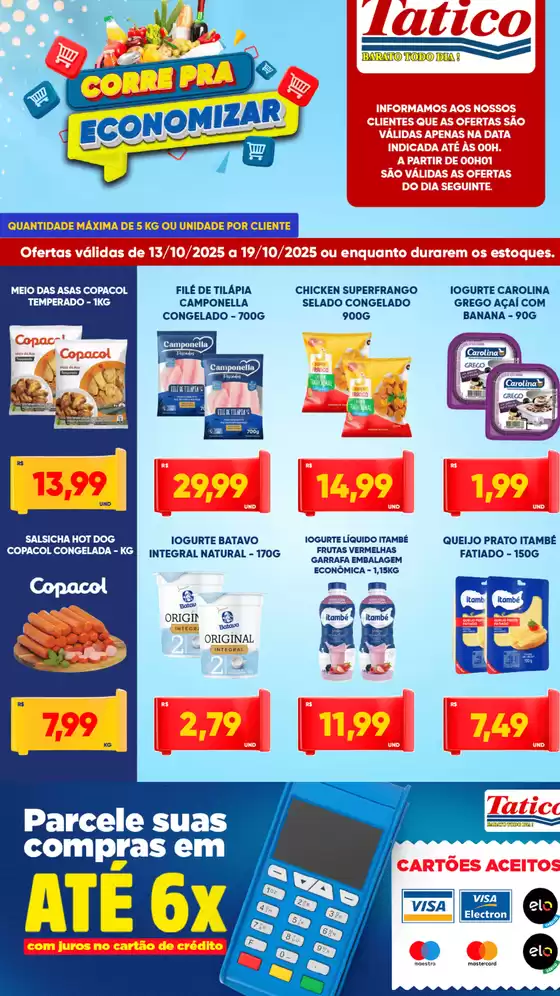 Ótima oferta para todos os clientes