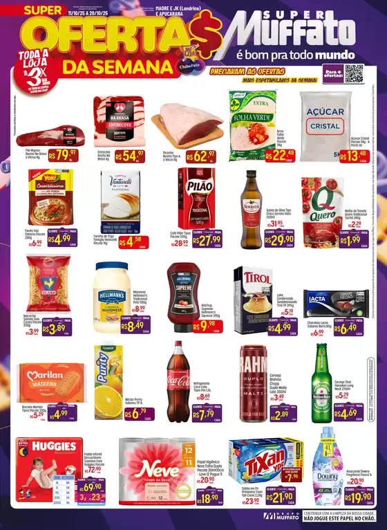 Catálogo Super Muffato em Novo Hamburgo | Pechinchas e ofertas atuais | 2025-10-13T00:00:00.000Z - 2025-10-25T00:00:00.000Z