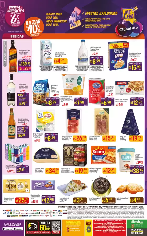Grandes descontos em produtos selecionados