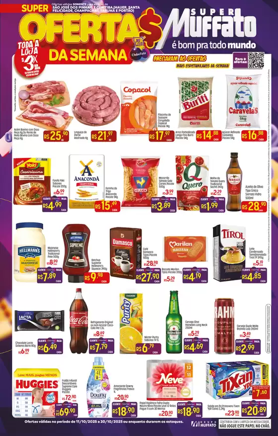 Catálogo Super Muffato em Novo Hamburgo | Melhores ofertas para compradores econômicos | 2025-10-13T00:00:00.000Z - 2025-10-20T00:00:00.000Z