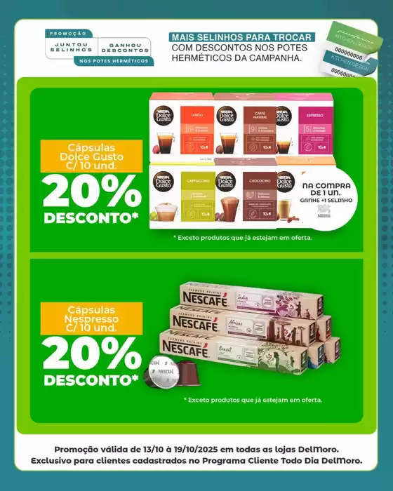 Ofertas especiais atraentes para todos