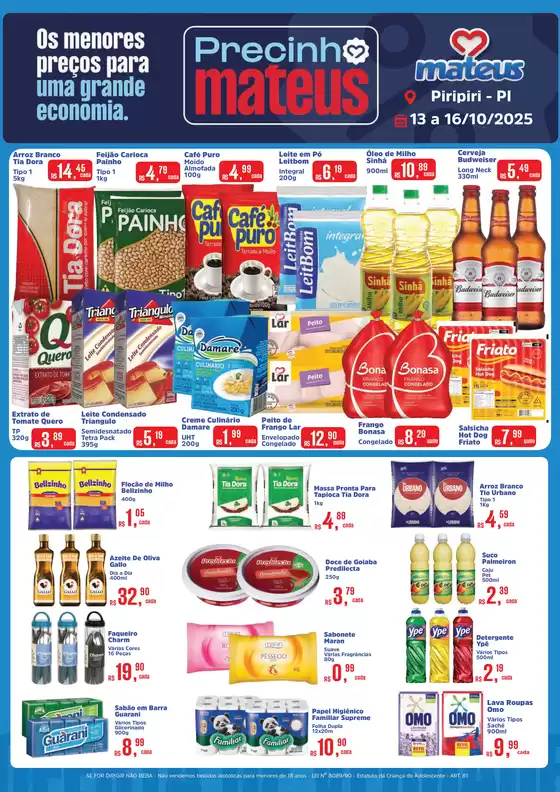 Ofertas especiais atraentes para todos