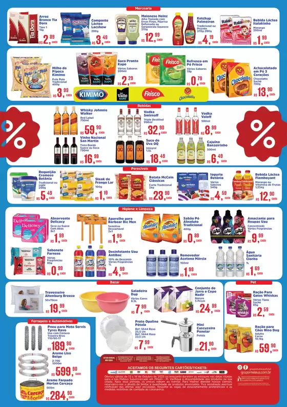 Ofertas especiais atraentes para todos