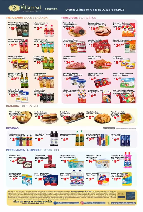 Catálogo Villarreal Supermercados em Curitiba | Melhores ofertas para compradores econômicos | 2025-10-14T00:00:00.000Z - 2025-10-16T00:00:00.000Z