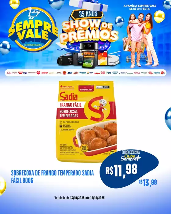 Catálogo Sempre Vale Supermercados em Curitiba | Melhores ofertas para todos os caçadores de pechinchas | 2025-10-14T00:00:00.000Z - 2025-10-15T00:00:00.000Z