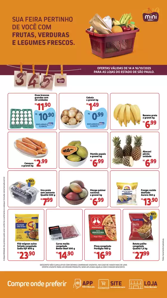 Ofertas especiais atraentes para todos