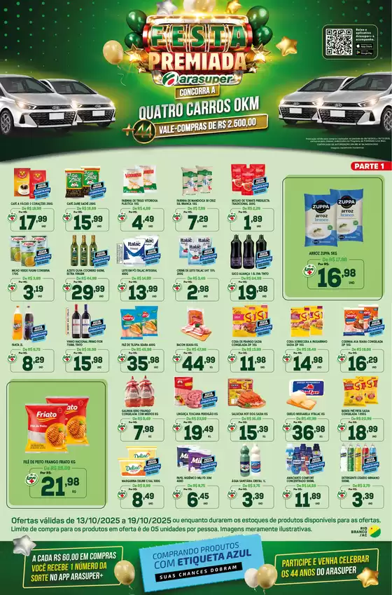 Catálogo Araújo Supermercados em Cruzeiro | Leve Mais Rio Branco | 2025-10-14T00:00:00.000Z - 2025-10-19T00:00:00.000Z