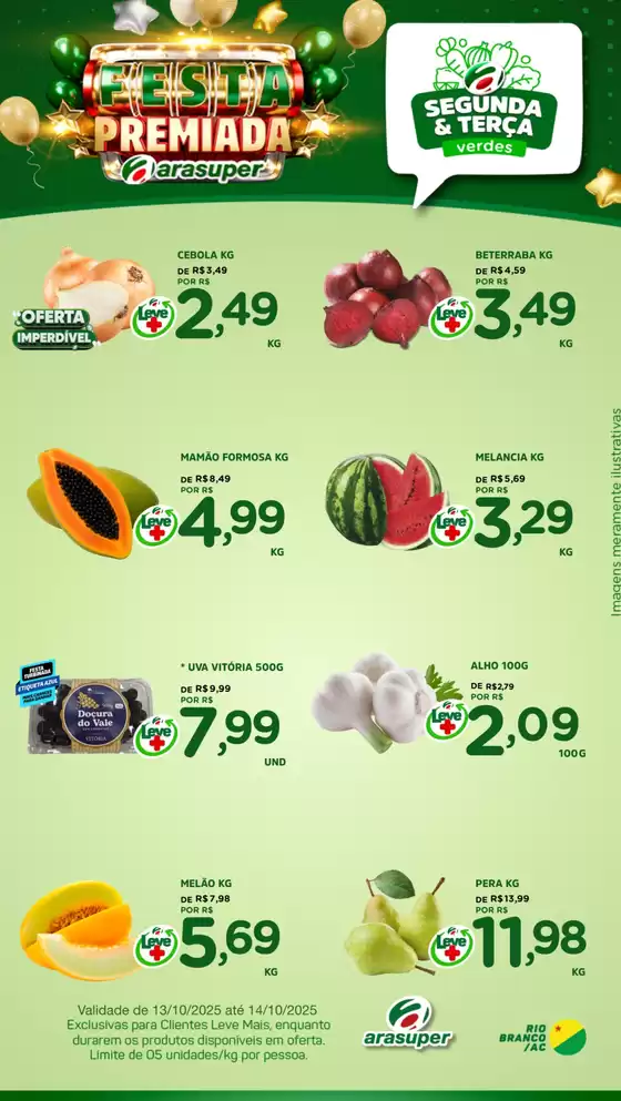 Catálogo Araújo Supermercados em Cruzeiro | Segunda e Terça Rbr | 2025-10-14T00:00:00.000Z - 2025-10-14T00:00:00.000Z