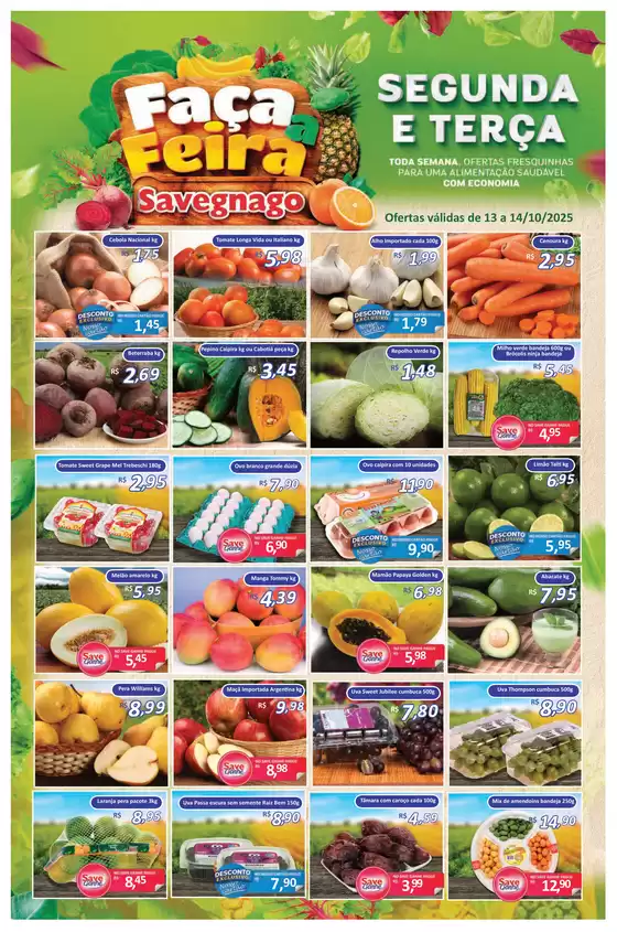 Catálogo Supermercado Savegnago em Salvador | Ofertas exclusivas | 2025-10-14T00:00:00.000Z - 2025-10-14T00:00:00.000Z