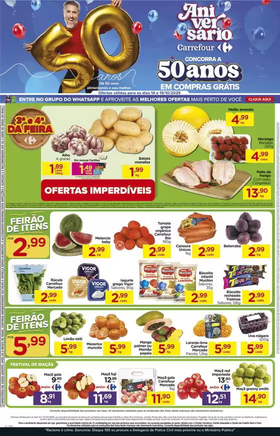 Ofertas especiais atraentes para todos