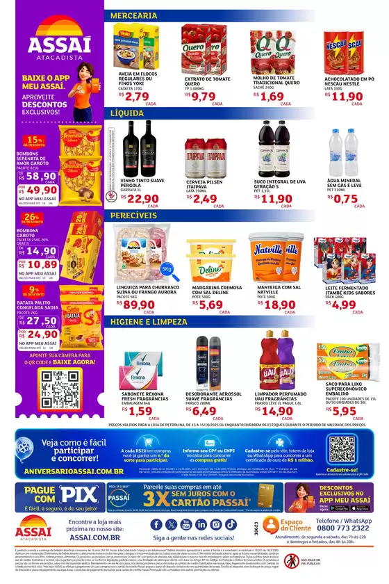 Grandes descontos em produtos selecionados