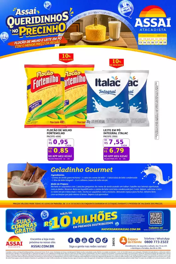 Ofertas especiais atraentes para todos