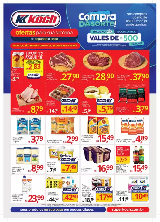 Catálogo Supermercados Koch em Natal | Ampla seleção de ofertas | 2025-10-14T00:00:00.000Z - 2025-10-26T00:00:00.000Z