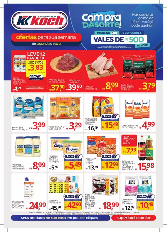 Catálogo Supermercados Koch em Natal | Economize agora com nossas ofertas | 2025-10-14T00:00:00.000Z - 2025-10-26T00:00:00.000Z