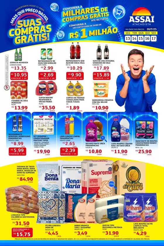 Catálogo Assaí Atacadista em Vera Cruz SP | Melhores ofertas e descontos | 2025-10-14T00:00:00.000Z - 2025-10-17T00:00:00.000Z