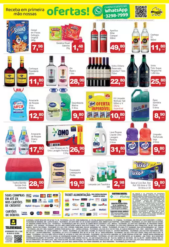 Ofertas e promoções atuais