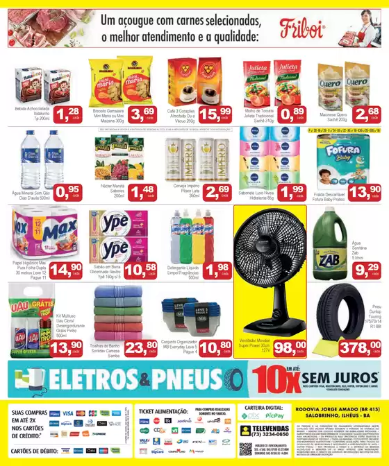 Ofertas especiais atraentes para todos