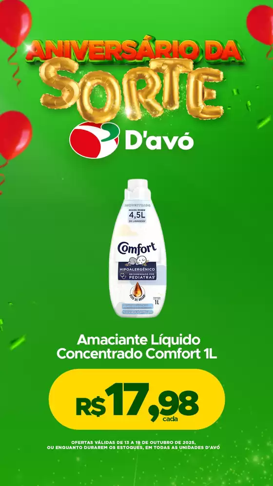 Catálogo D’avó Posto em Sobral | Ótima oferta para todos os clientes | 2025-10-14T00:00:00.000Z - 2025-10-19T00:00:00.000Z