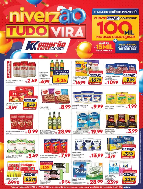 Ofertas e promoções atuais