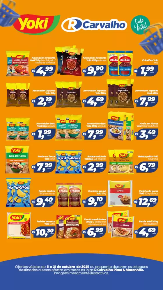 Catálogo R Carvalho Supermercado em Juatuba | Yoki | 2025-10-15T00:00:00.000Z - 2025-10-31T00:00:00.000Z