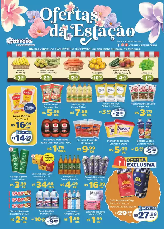 Catálogo Supermercados Correia em Balsas | Ofertas Supermercados Correia | 2025-10-15T00:00:00.000Z - 2025-10-16T00:00:00.000Z