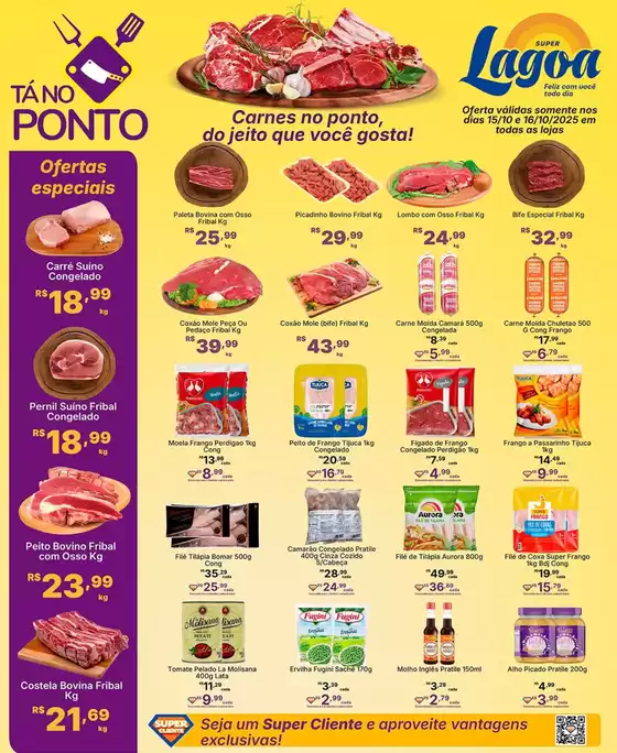 Catálogo Super Lagoa em Joinville | Encarte Super Lagoa | 2025-10-15T00:00:00.000Z - 2025-10-16T00:00:00.000Z