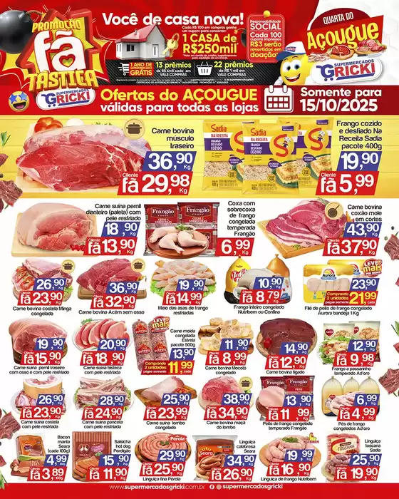 Catálogo Supermercados Gricki em Foz do Iguaçu | Encarte Supermercados Gricki | 2025-10-15T00:00:00.000Z - 2025-10-15T00:00:00.000Z