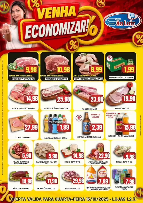 Catálogo Super São Luiz em Foz do Iguaçu | Encarte Super São Luiz | 2025-10-15T00:00:00.000Z - 2025-10-15T00:00:00.000Z