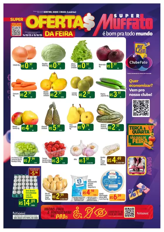 Catálogo Super Muffato em Patrocínio | Ótima oferta para caçadores de pechinchas | 2025-10-15T00:00:00.000Z - 2025-10-15T00:00:00.000Z