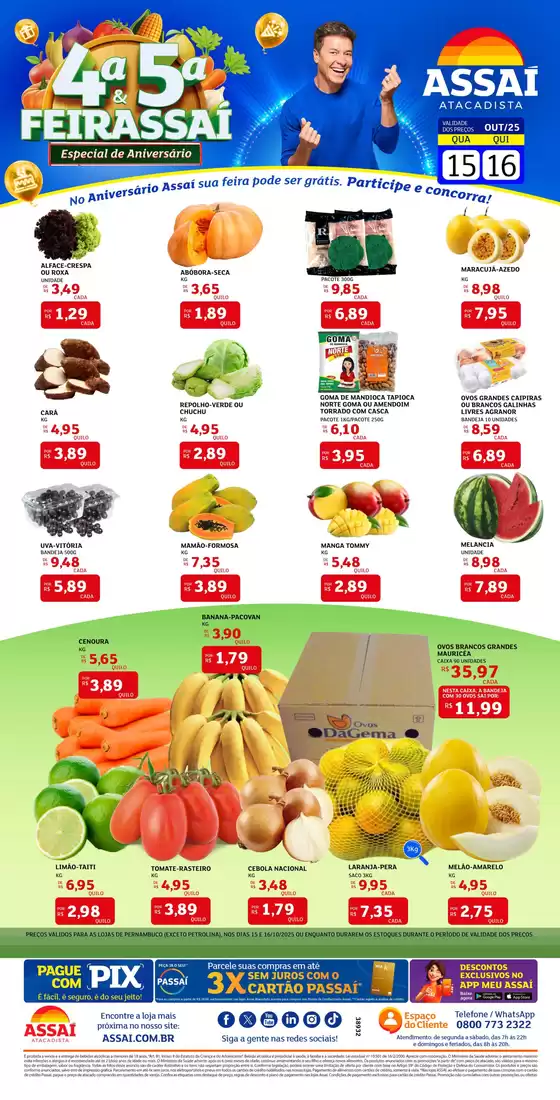 Catálogo Assaí Atacadista em Serra Talhada | Nossas melhores ofertas para você | 2025-10-15T00:00:00.000Z - 2025-10-16T00:00:00.000Z