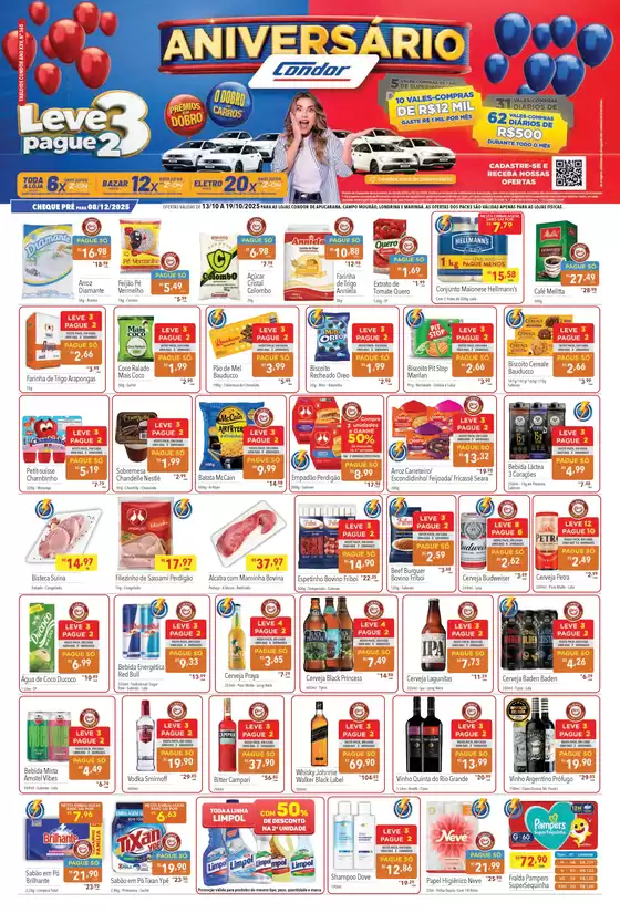 Catálogo Supermercados Condor | Ótima oferta para todos os clientes | 2025-10-15T00:00:00.000Z - 2025-10-19T00:00:00.000Z