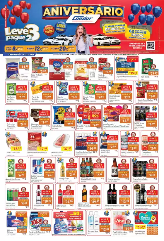 Catálogo Supermercados Condor | Descubra ofertas atraentes | 2025-10-15T00:00:00.000Z - 2025-10-19T00:00:00.000Z